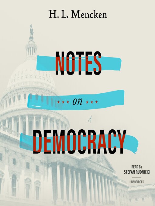 Title details for Notes on Democracy by H. L. Mencken - Wait list